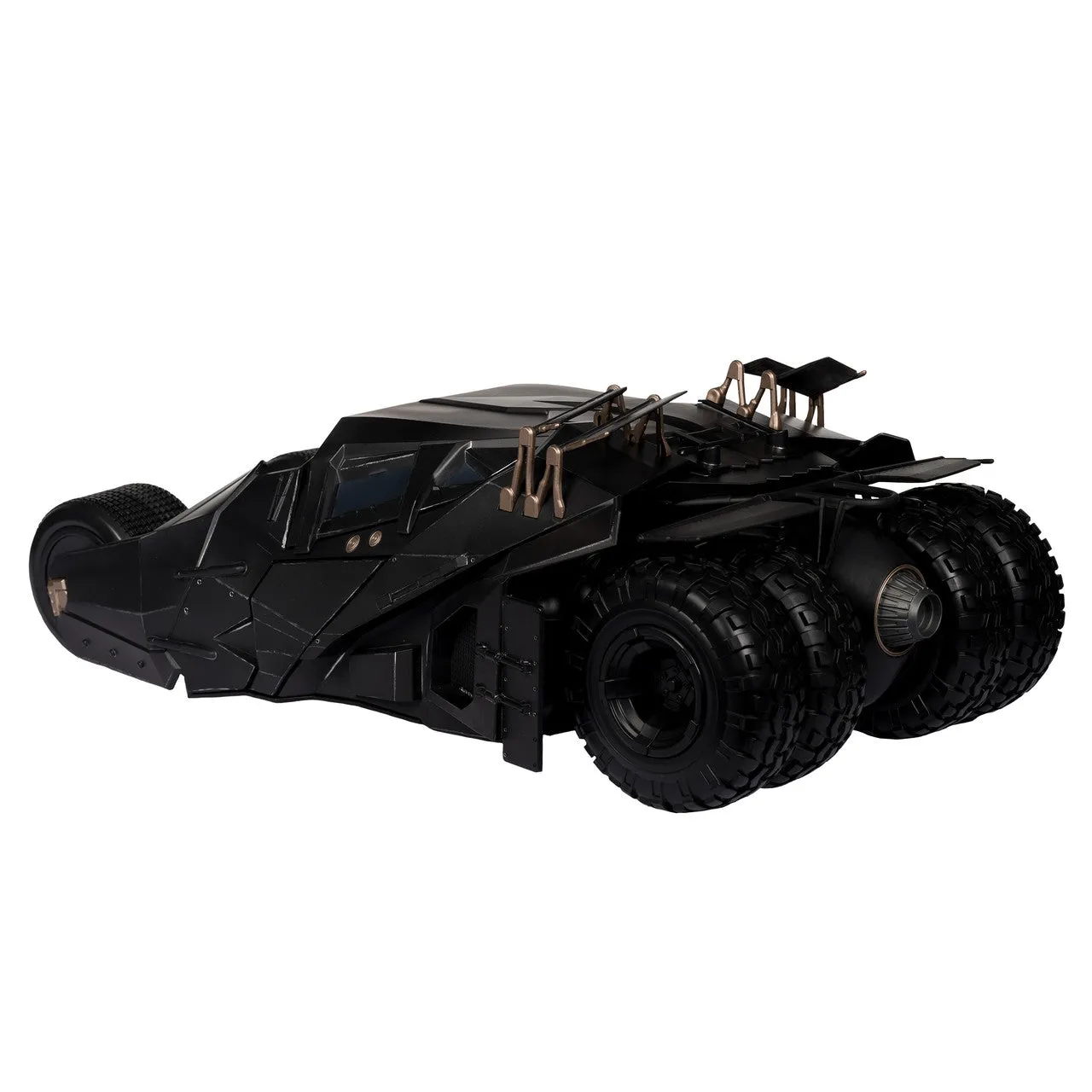 DC Multiverse Lucius Fox & Tumbler (The Dark Knight Rises) Gold Label Vehicle - McFarlane Toys (McFarlane Toys Store Exclusive)