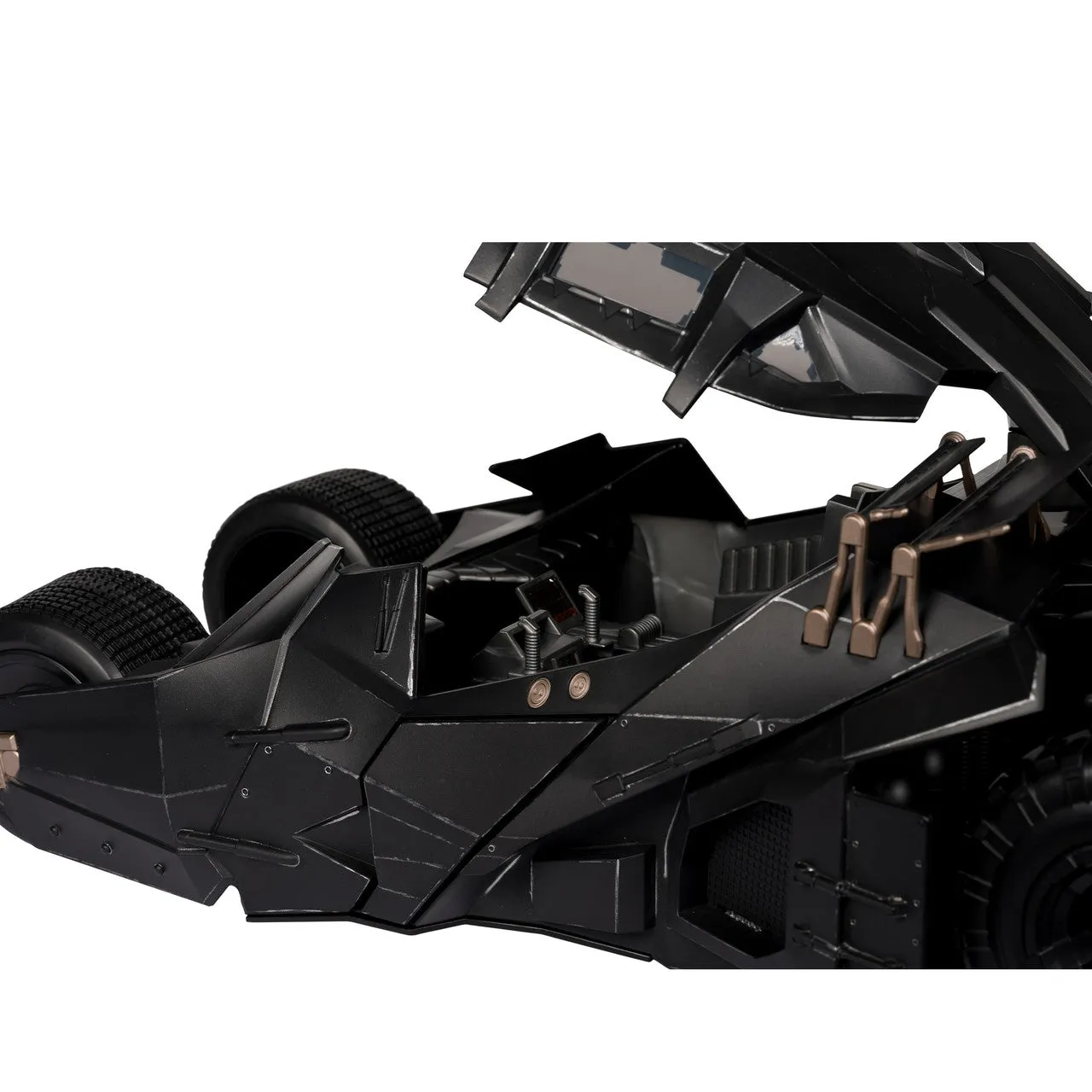 DC Multiverse Lucius Fox & Tumbler (The Dark Knight Rises) Gold Label Vehicle - McFarlane Toys (McFarlane Toys Store Exclusive)