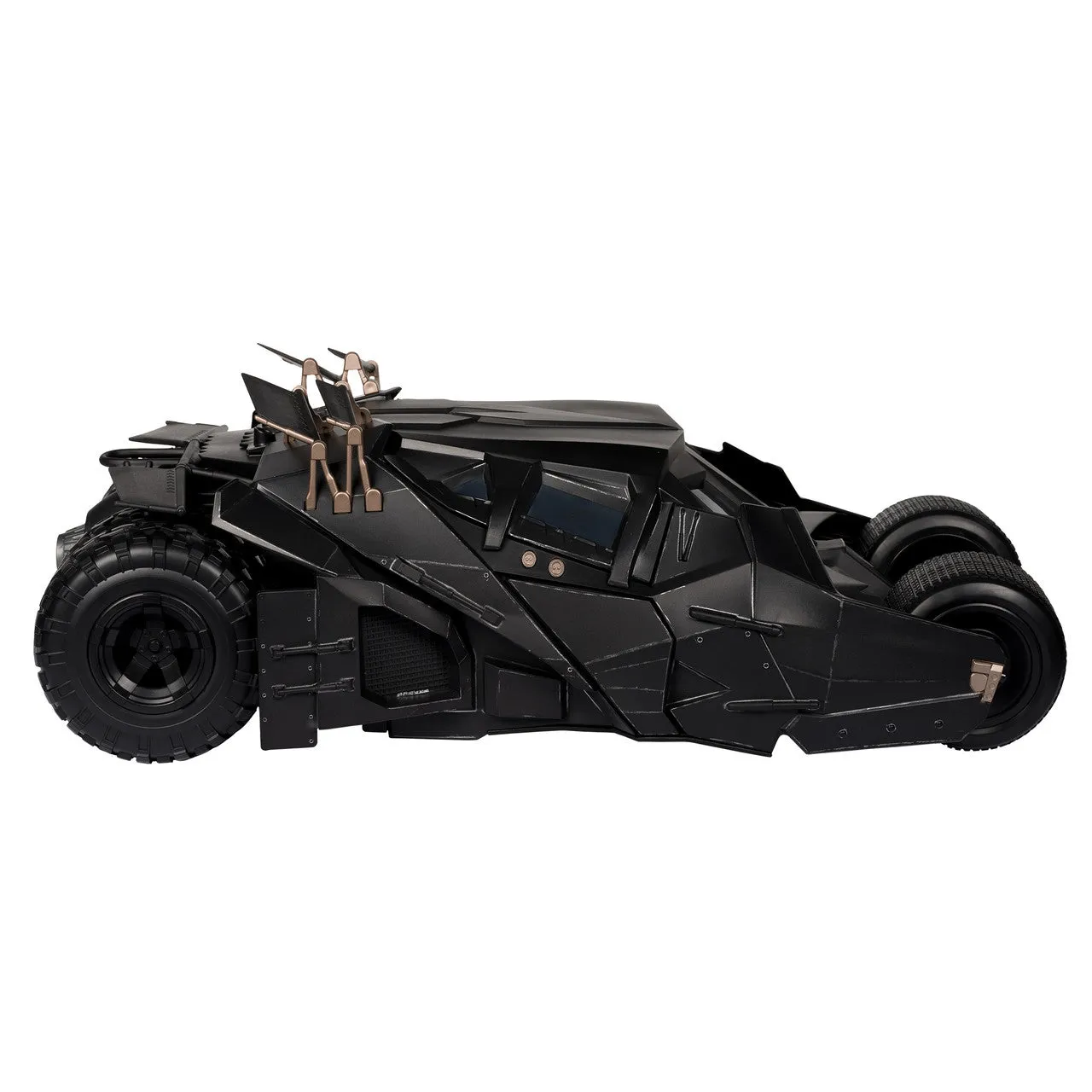 DC Multiverse Lucius Fox & Tumbler (The Dark Knight Rises) Gold Label Vehicle - McFarlane Toys (McFarlane Toys Store Exclusive)