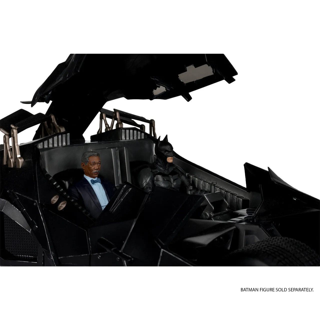 DC Multiverse Lucius Fox & Tumbler (The Dark Knight Rises) Gold Label Vehicle - McFarlane Toys (McFarlane Toys Store Exclusive)