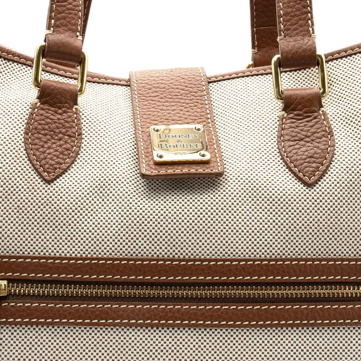 Dooney & Bourke Multi Compartment Tote Bags Fabric White Colour For Women