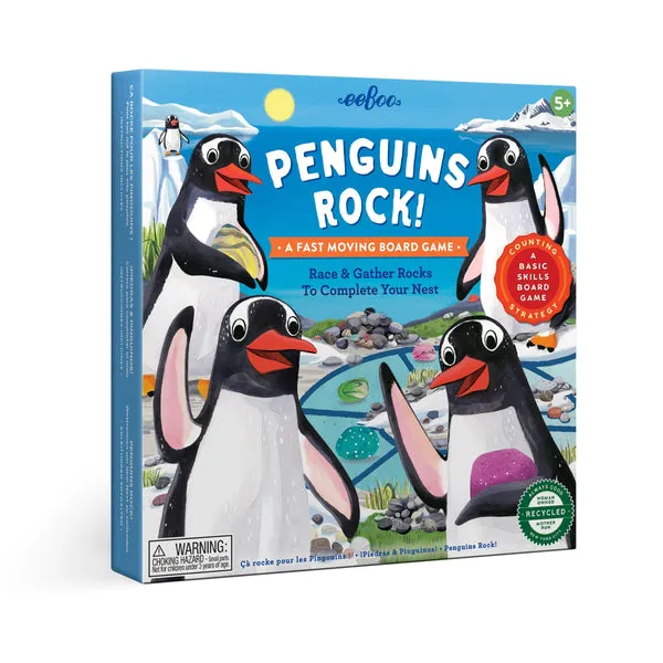eeBoo Penguins Rock! Board Game