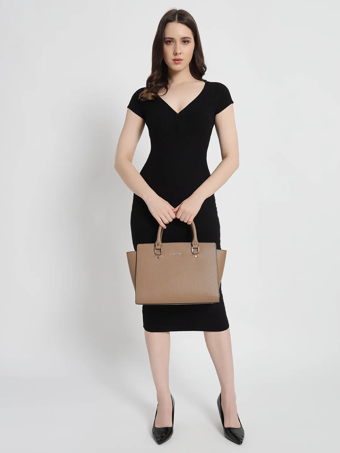 Elora Satchel Sling - Beige