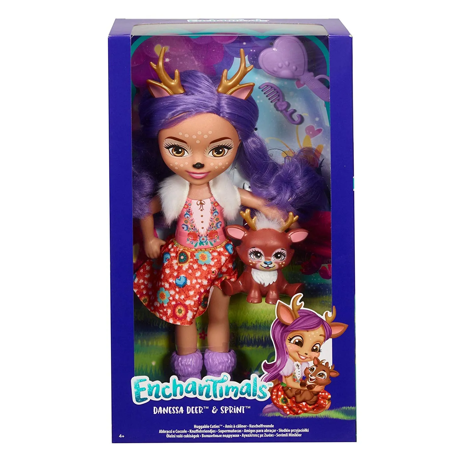 EnchanTimals Enchantimals Danessa Deer and Sprint Doll Classic Collectible Figures