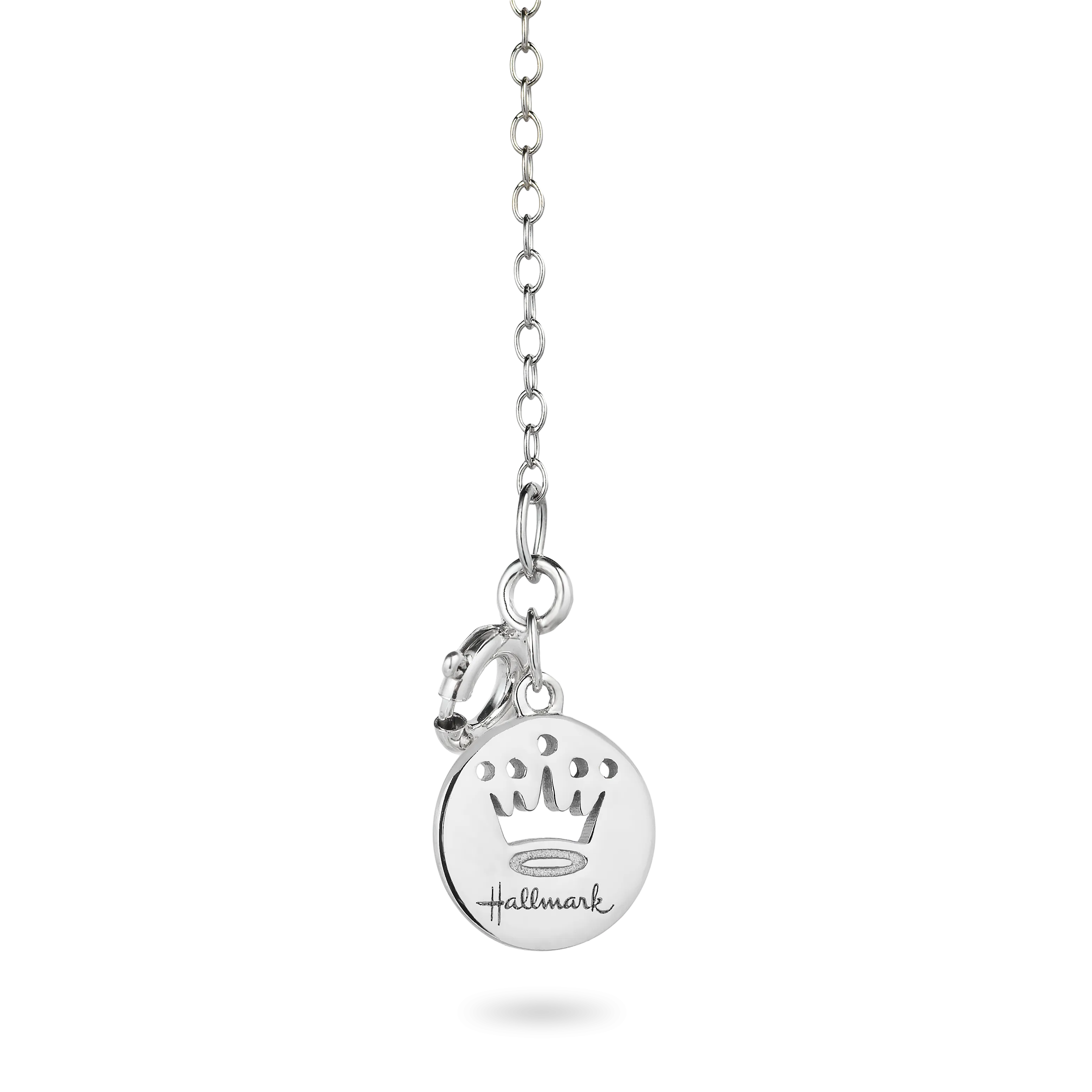 Hallmark Fine Jewelry Dragonfly Pendant in Sterling Silver & 14K Yellow Gold with Diamonds