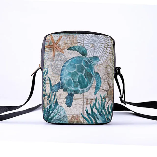 Marine Animal Messenger Bag