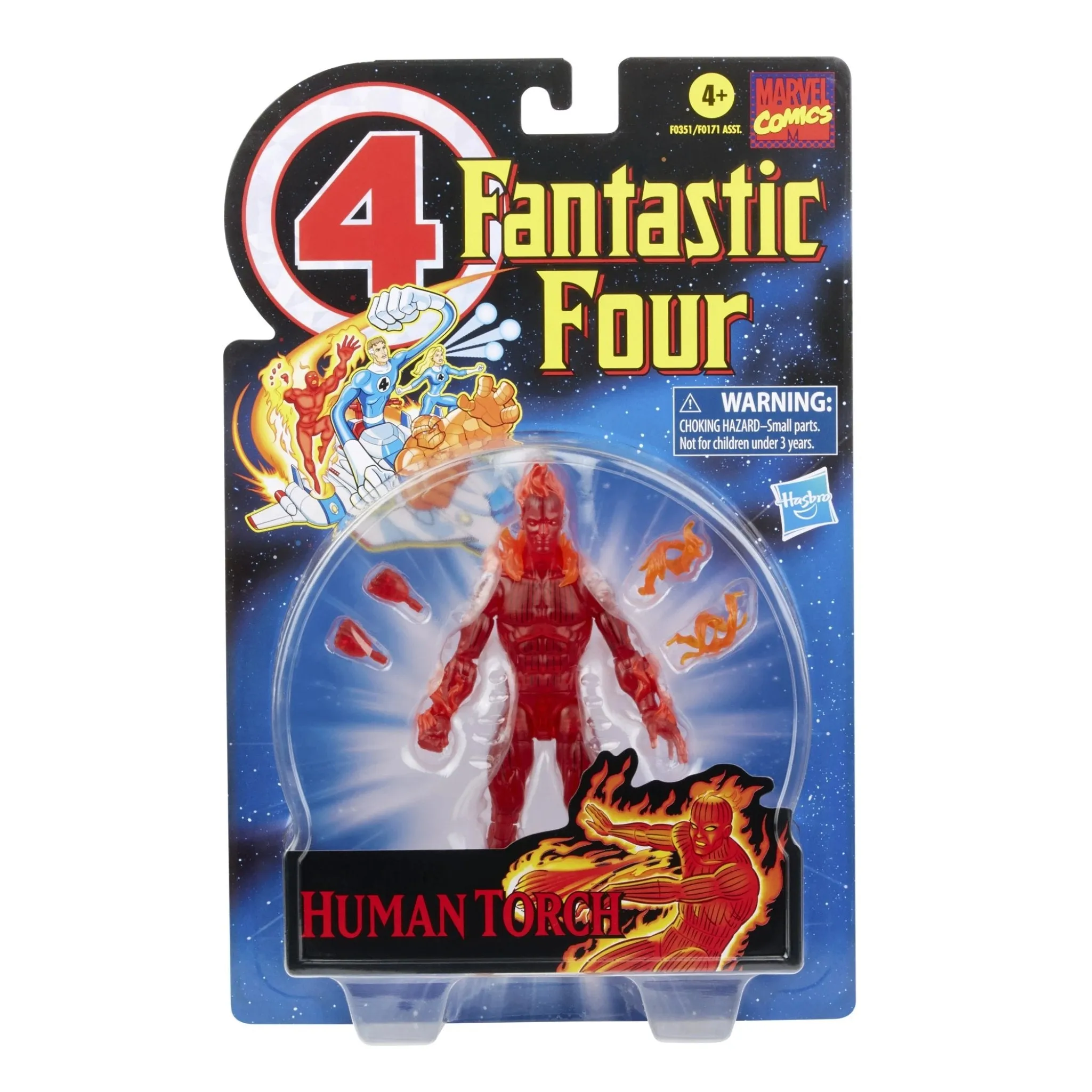 Marvel Legends Fantastic Four Retro Collection Human Torch