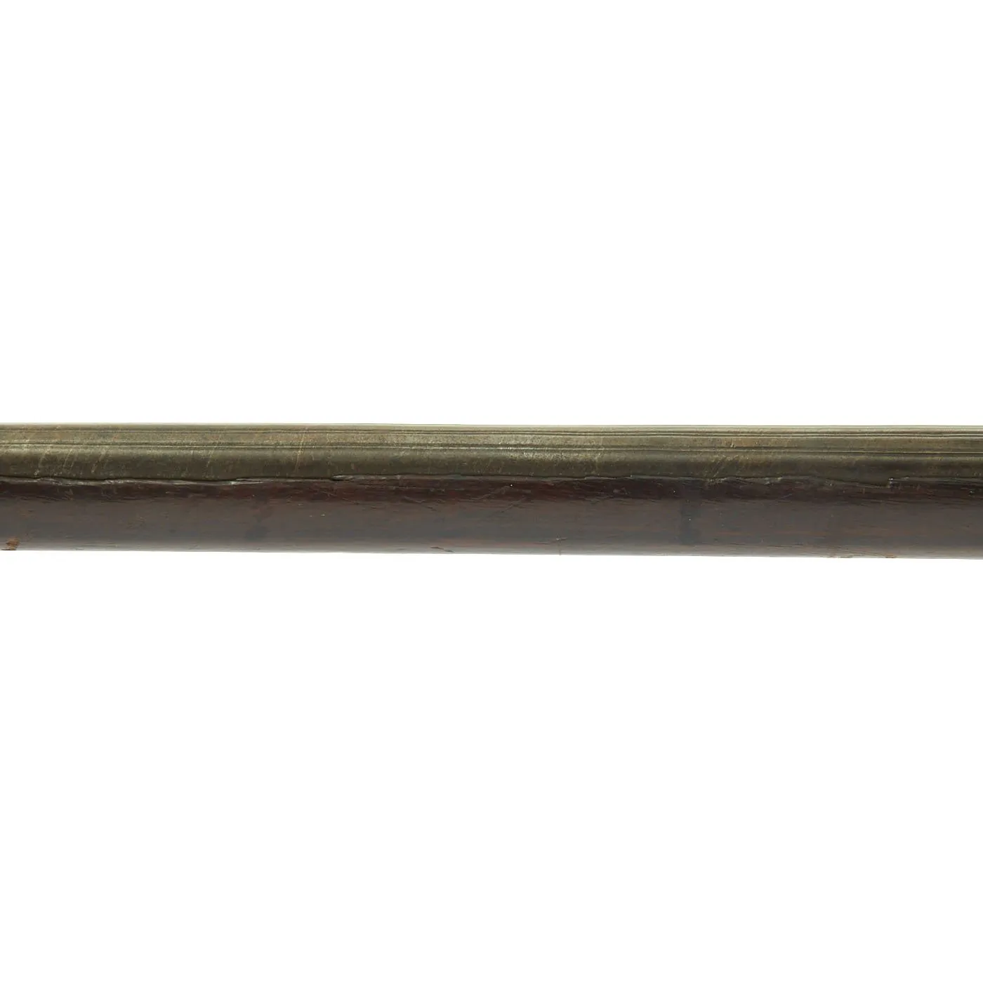 Original Indian Toradar Matchlock Musket with Gold Inlaid Damascus Barrel c. 1780 - 66" Long