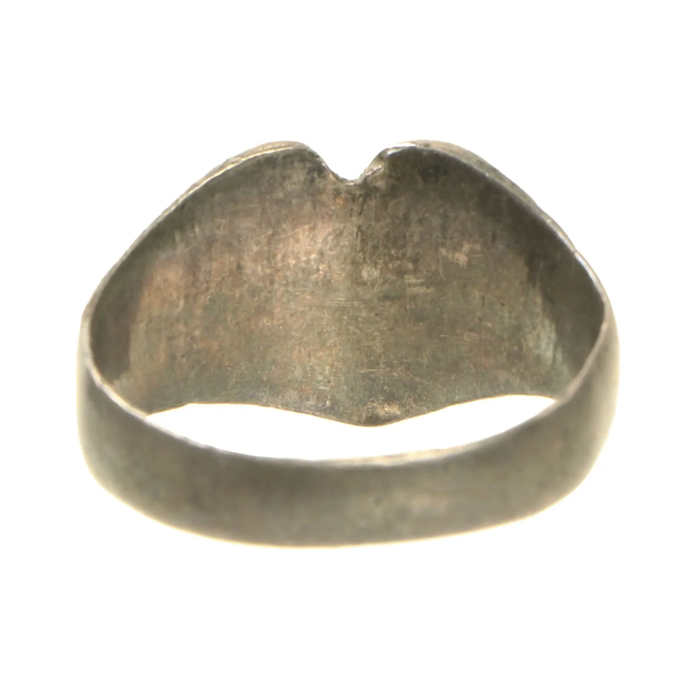 Original U.S. WWII Souvenir Ring Set - NSM Peru 1943, Philippines 1945 & Lightning Bolt Insignia