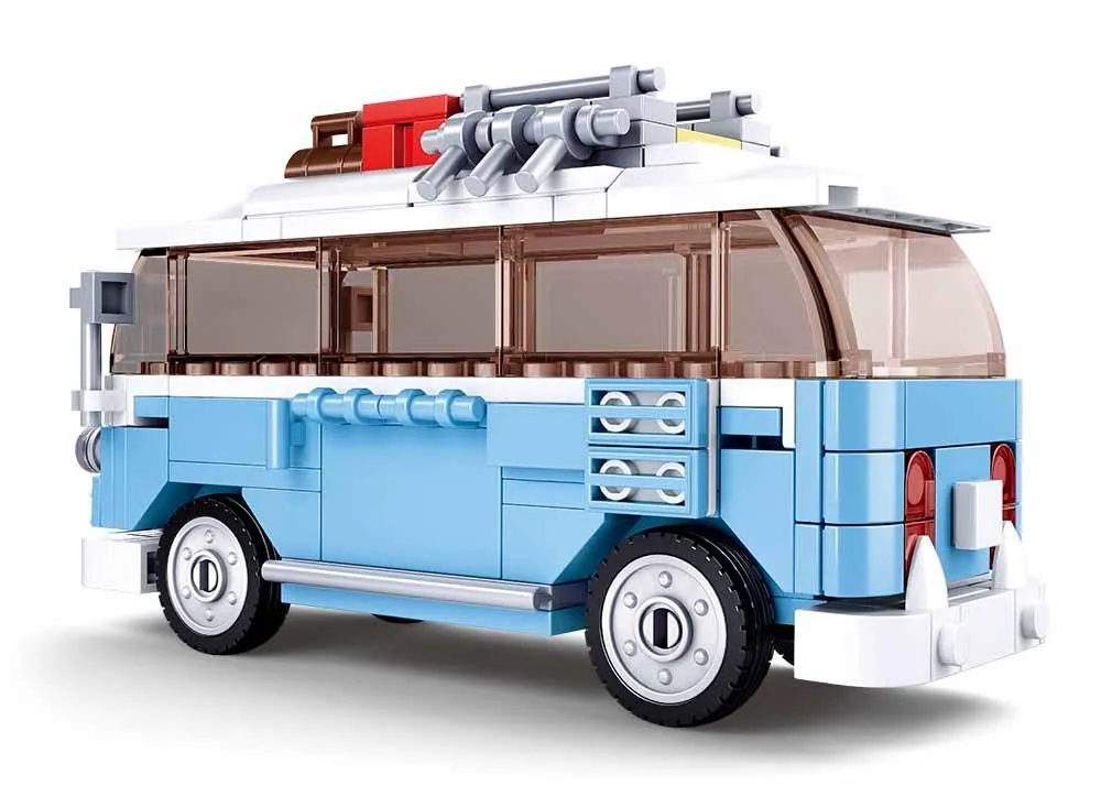 Sluban T1 Surfer Car Building Blocks for Ages 6 