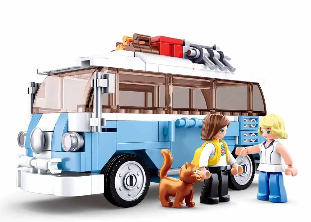 Sluban T1 Surfer Car Building Blocks for Ages 6 