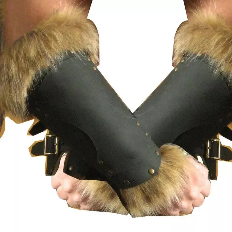 Viking Warrior Leather Bracer Steampunk